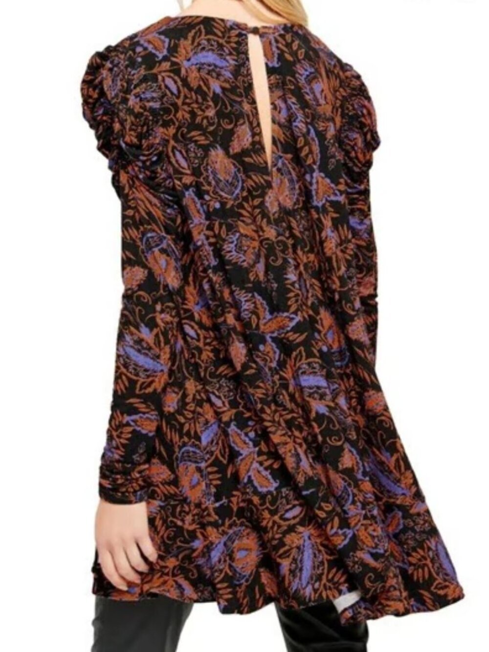 Free People Hello Lover Mini Tunic Dress Size Medium 8128 - Picture 2 of 11
